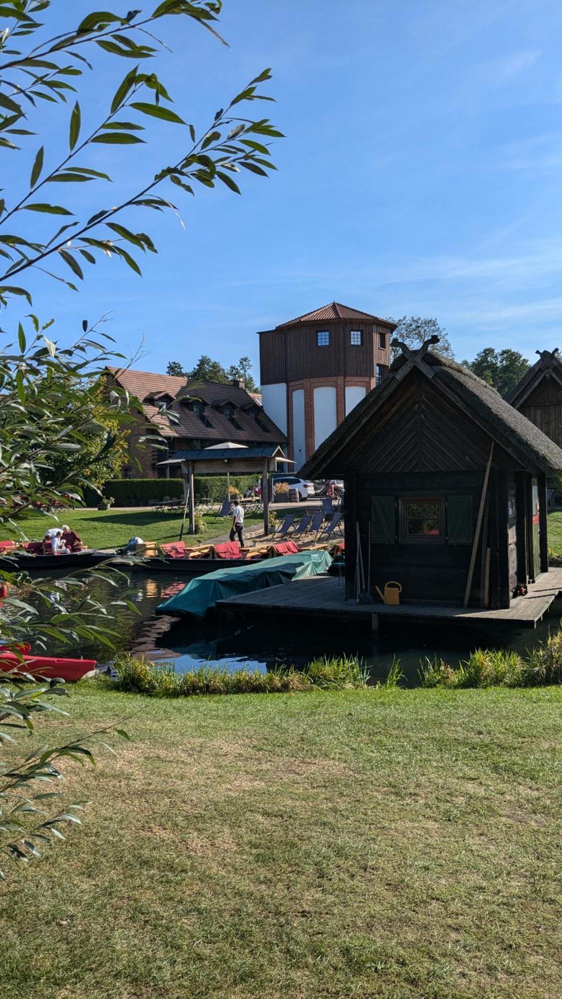 Spreewaldhaeuser Golinski Mit Kamin Am Neuendorfer See Alt Schadow 외부 사진