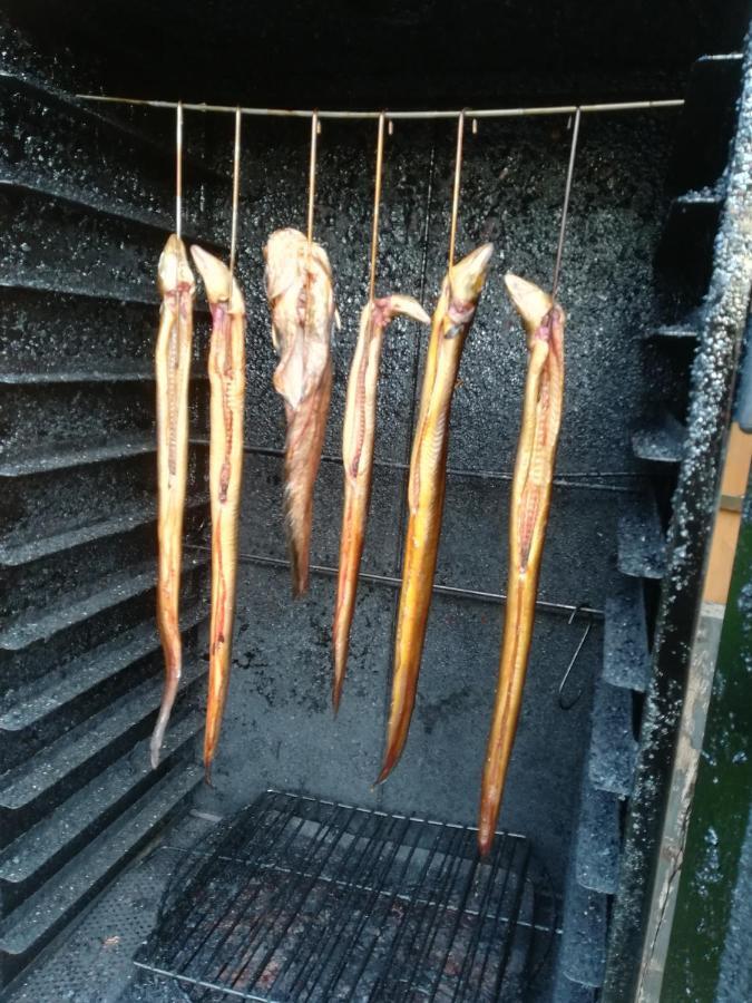 Spreewaldhaeuser Golinski Mit Kamin Am Neuendorfer See Alt Schadow 외부 사진